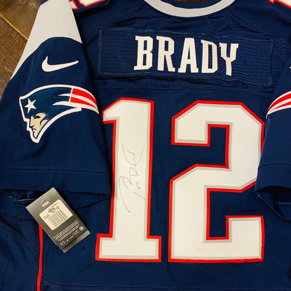 Signed Tom Brady authentic jersey
